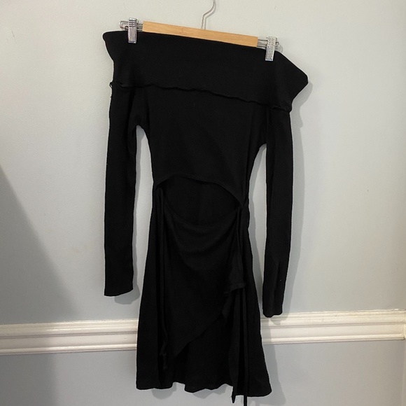 Black cut out mini dress - Picture 1 of 1